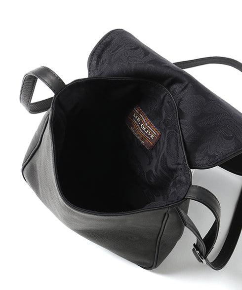 MR.OLIVE E.O.I / WATER PROOF WASHABLE LEATHER / SMART MAIL BAG ミスターオリーブ イーオーアイ/ウォータープルーフウォッシャブルレザー/スマートメールバッグ